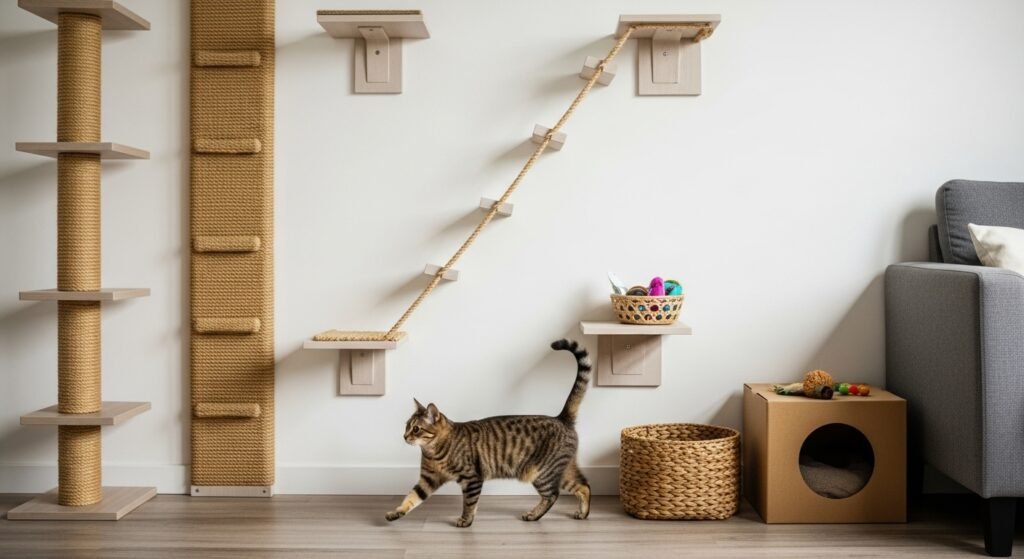 Rotina anti-ansiedade para gatos: 7 brincadeiras na hora certa (e por que isso funciona)