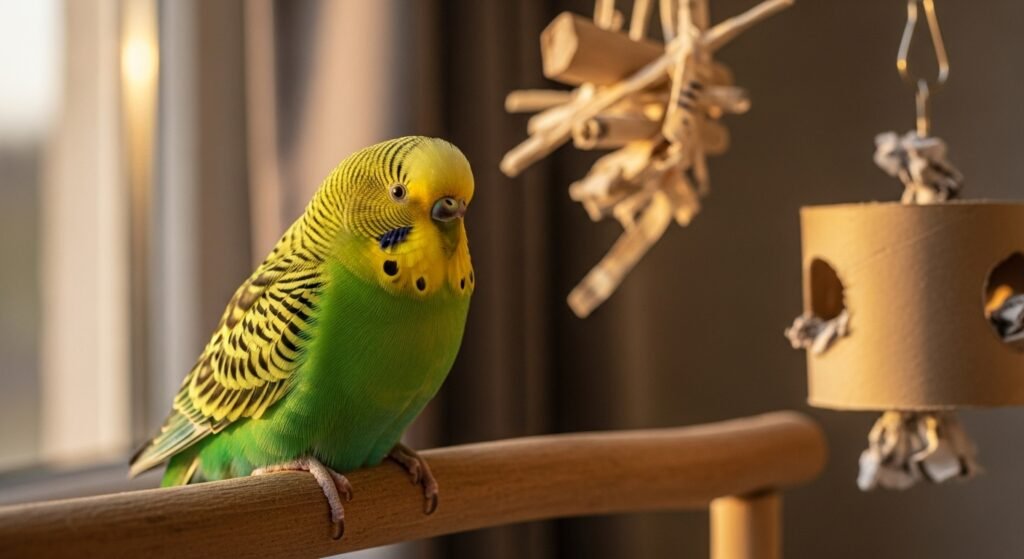 Enriquecimento ambiental barato: 10 erros comuns e como corrigir hoje (para periquito-australiano)