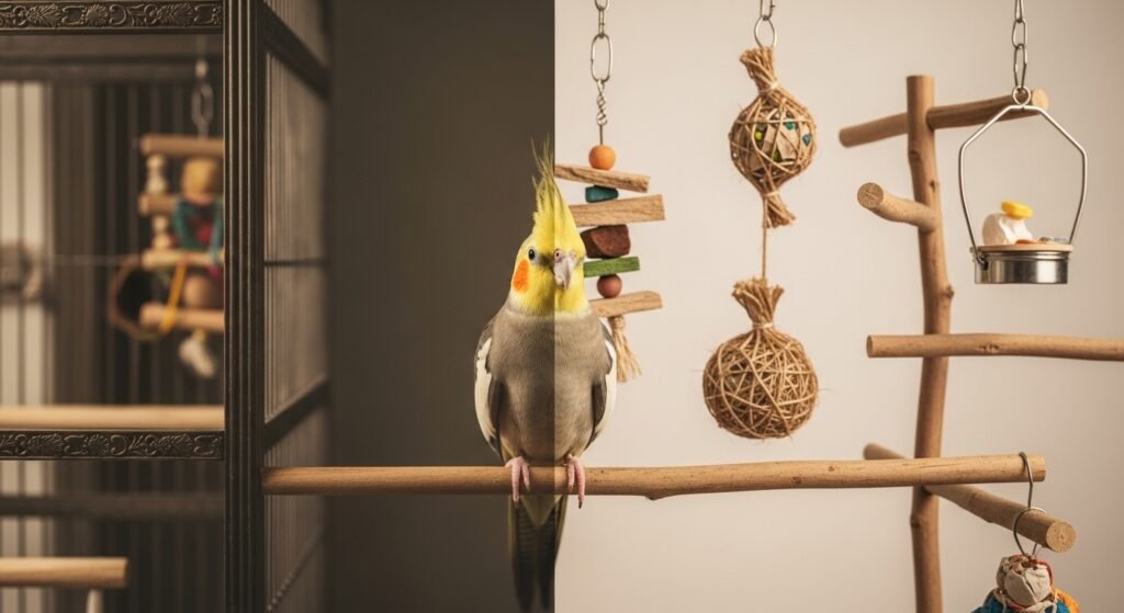 Acessórios para calopsita: 9 passos para escolher sem desperdício (guia completo para iniciantes)