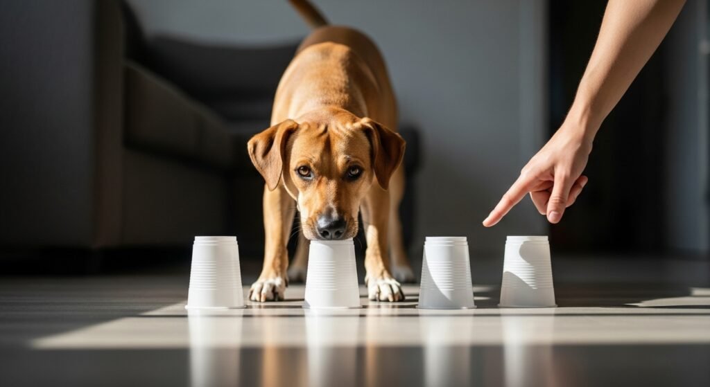 Jogos olfativos para cães: 10 ideias simples para gastar energia mental (sem complicação)