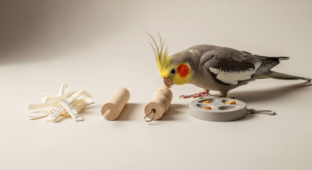 Brincadeiras estruturadas: 9 passos para criar uma rotina perfeita (do filhote ao idoso) para calopsita e periquito