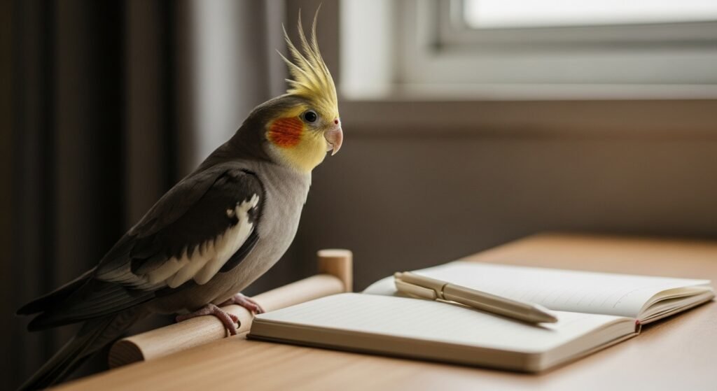 Brincadeiras estruturadas: 9 passos para criar uma rotina perfeita (do filhote ao idoso) para calopsita e periquito