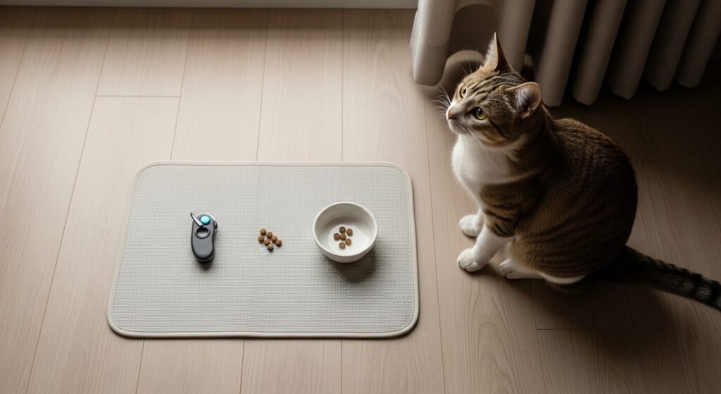 Treino de autocontrole: 7 exercícios práticos para reduzir a impulsividade do seu gato (porta, comida, visitas e passeio)