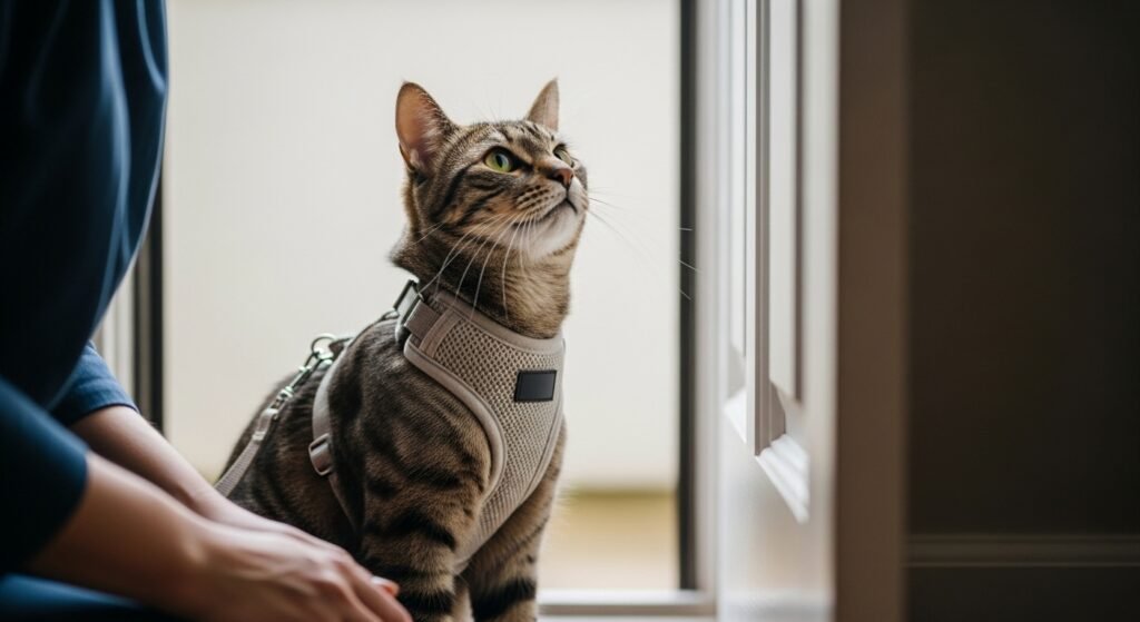 Treino de autocontrole: 7 exercícios práticos para reduzir a impulsividade do seu gato (porta, comida, visitas e passeio)