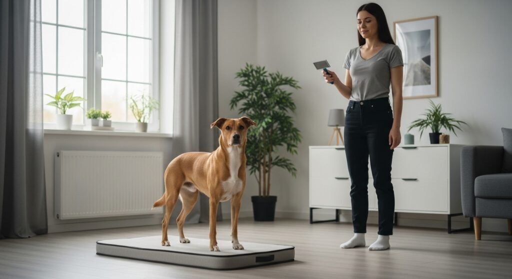 Treino cooperativo com cão: 7 passos para higiene e manejo sem estresse (escova, banho, unhas e transporte)