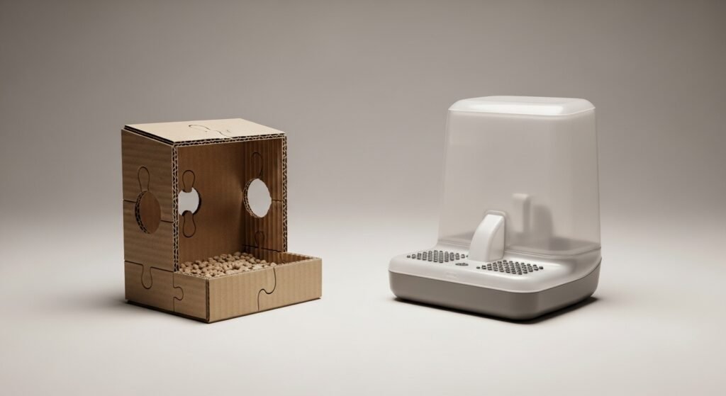 Enriquecimento alimentar gato: 7 sinais de que ele precisa de mais desafio (e como começar hoje)