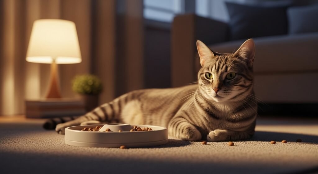 Enriquecimento alimentar gato: 7 sinais de que ele precisa de mais desafio (e como começar hoje)